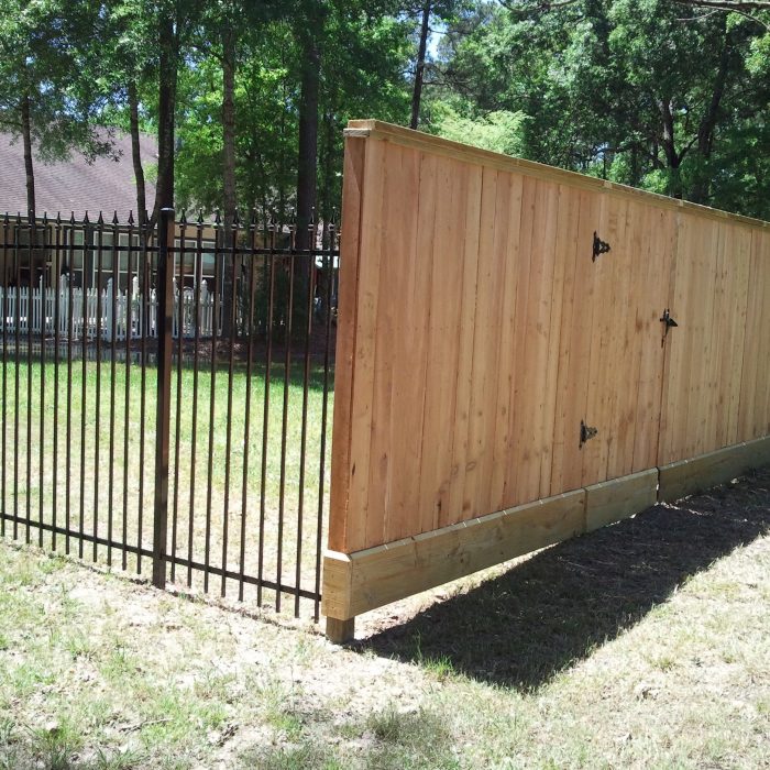 Nature Meets Metal – Right Fence Company – Greater Houston Area